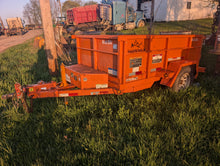 Load image into Gallery viewer, 2018 Snake River 5x8 single axle dump trailer

